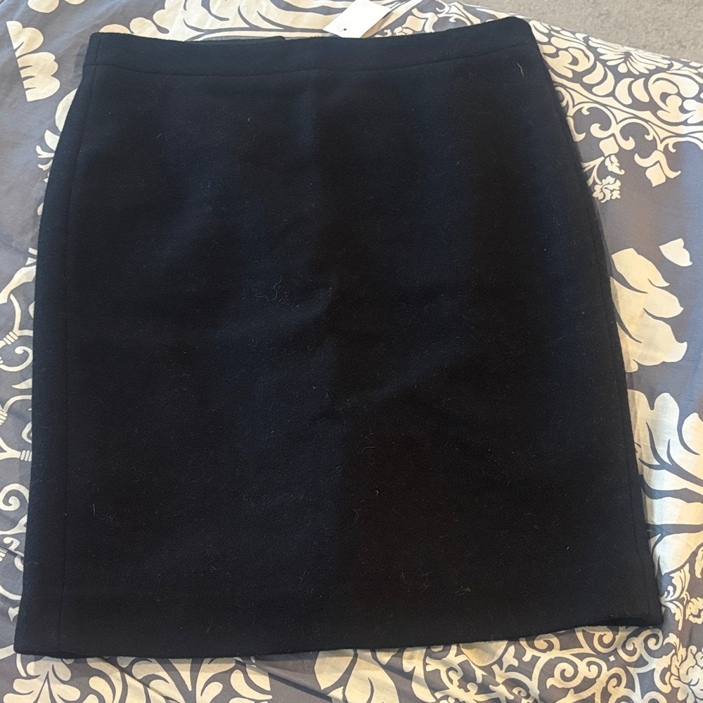 J. Crew NWT Classic Black Pencil Skirt